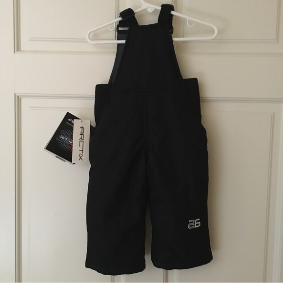 NEW ARCTIX (12M) Insulated Black Bib Overall Chest High Infant/Toddler - Picture 2 of 7